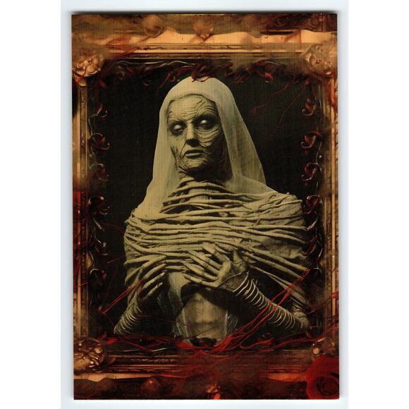 Vintage Halloween Mummy Photochrome Lithograph Postcard 5.5x4" - Picture 1 of 2